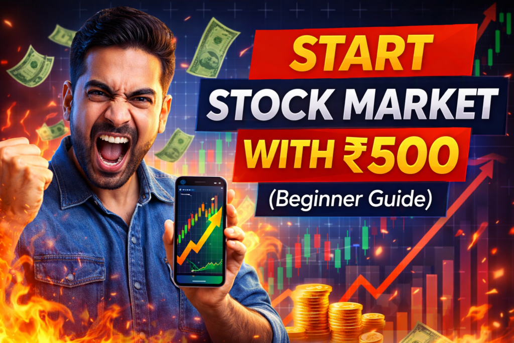 start stock market with ₹500